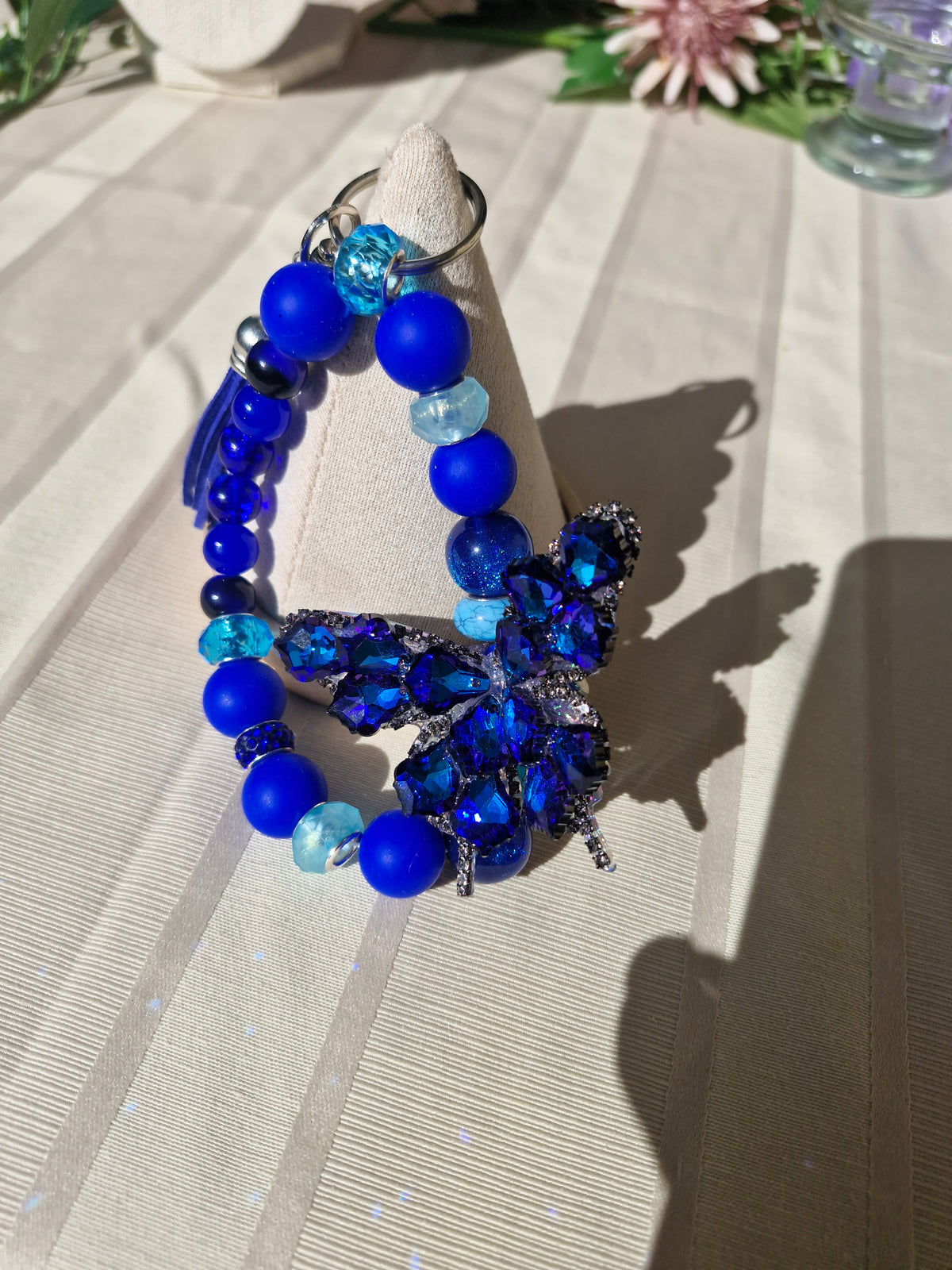 Enchanted butterfly key chain